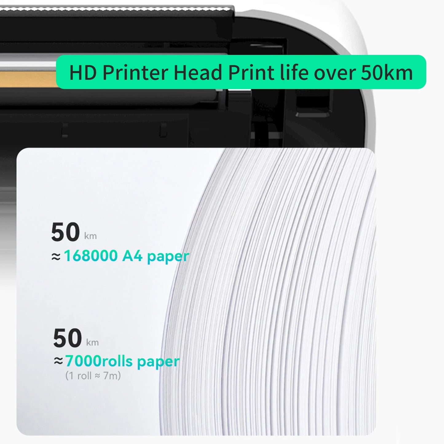 PeriPage A40 A4 Printer Wirless Printer USB Android BT Printing PDF File Webpage Contract Picture with 10 Rolls Thermal Paper