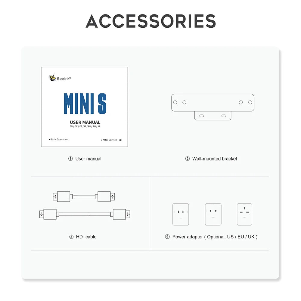 Beelink Mini PC N100 S12 Pro Twin Lake N150 S13 16G500G Mini S Intel N5095 8GB 128GB SSD Desktop Office Computer N95 VS GK3V
