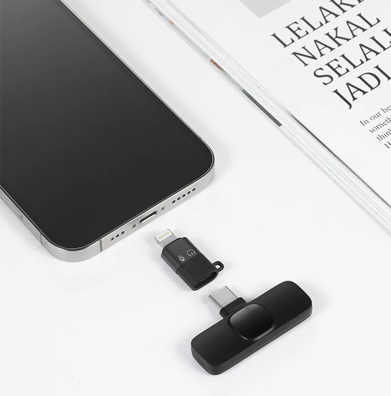 Buttonhole Wireless Lapel Microphone Bluetooth Mic Mini For Cell Mobile Phone PC Tiny Micro Tie Small USB