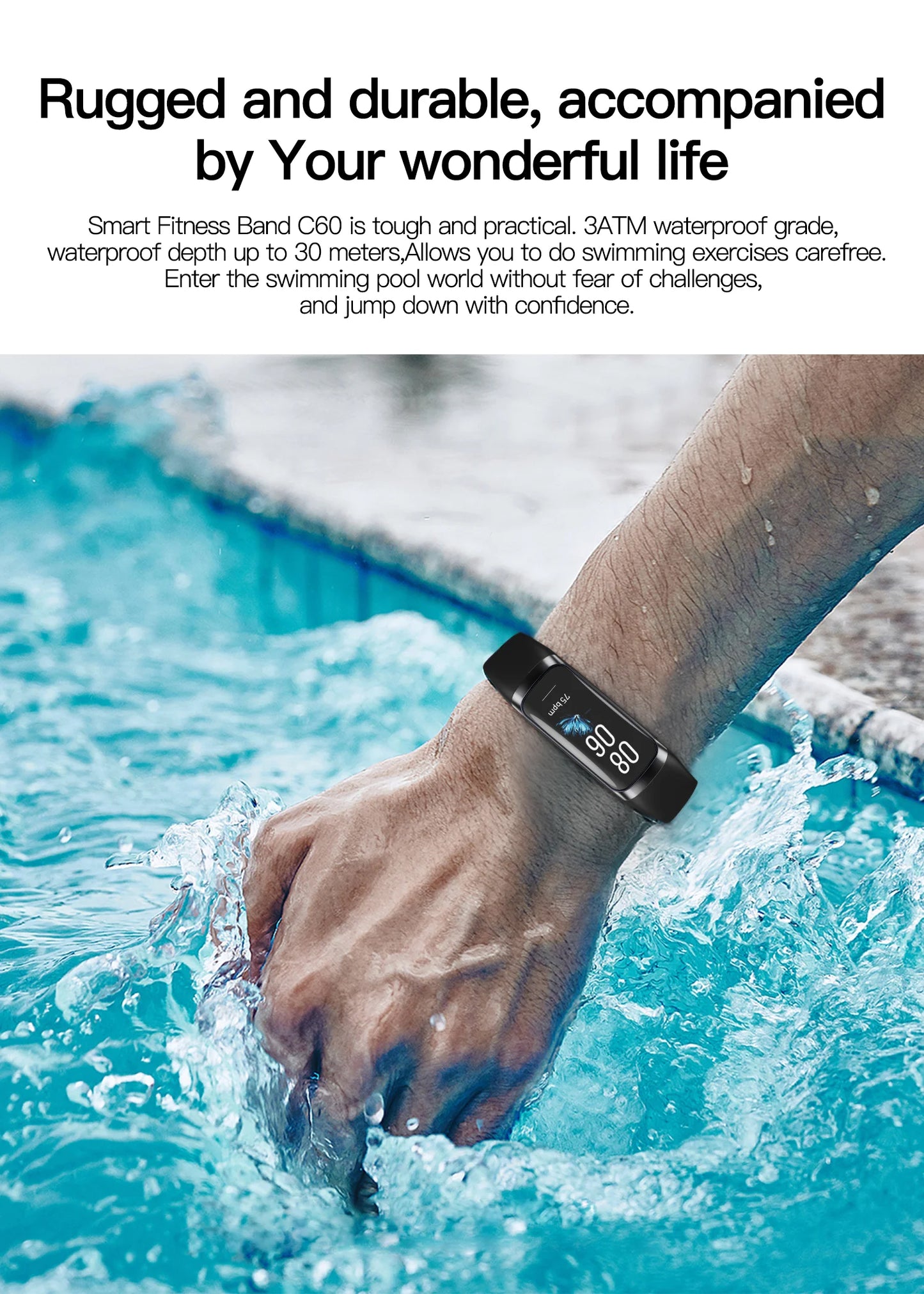 LIGE Amoled Smart Watch Men 2025 Smart Band Women Heart Rate Blood Smartwartch Waterproof Smart Bracelet Sport Fitness Tracker
