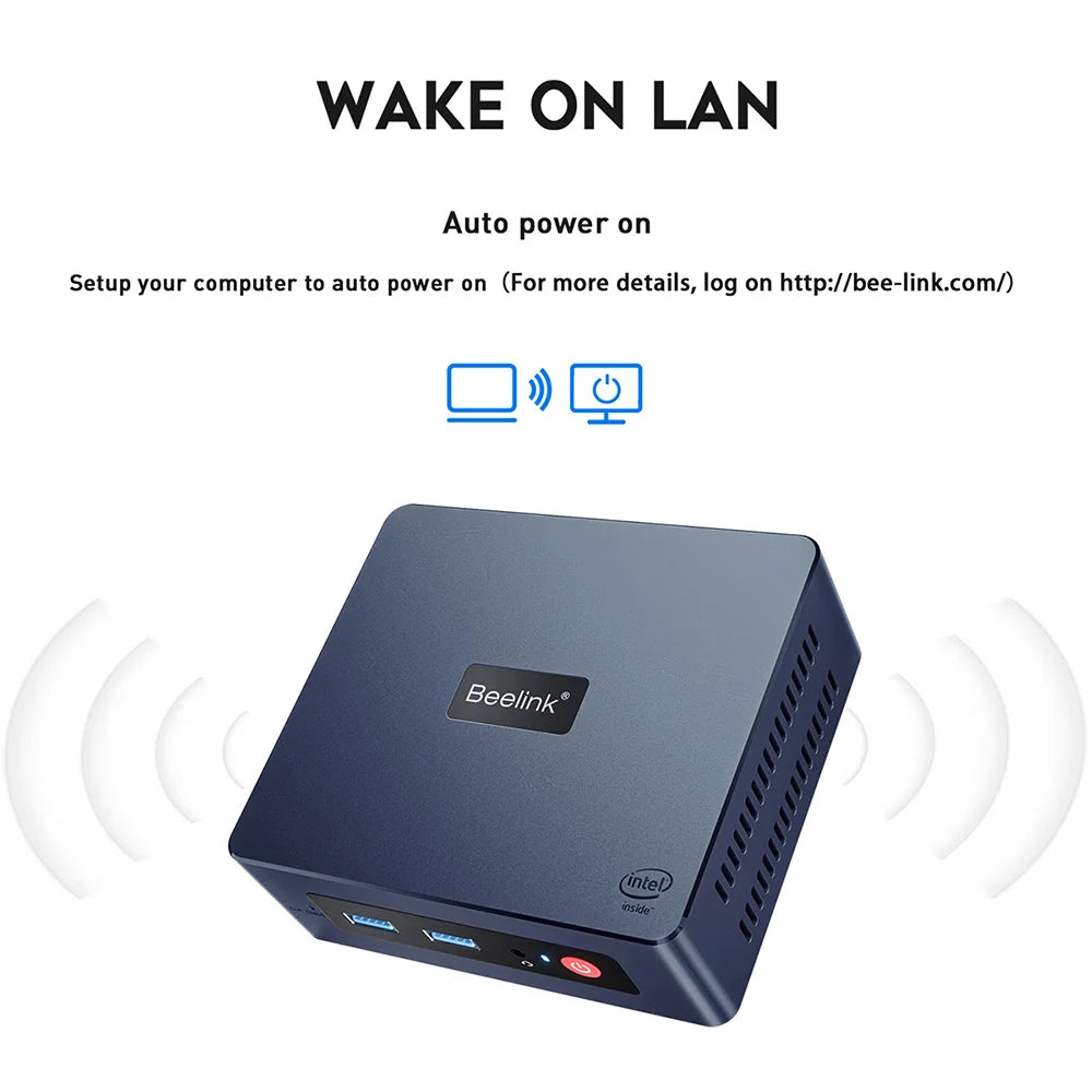 Beelink Mini PC N100 S12 Pro Twin Lake N150 S13 16G500G Mini S Intel N5095 8GB 128GB SSD Desktop Office Computer N95 VS GK3V