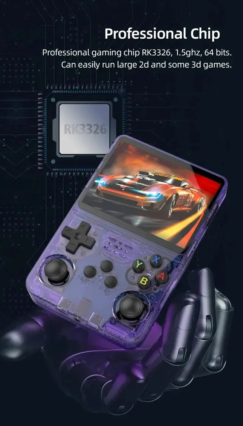 BOYHOM 256G 128G R36S Retro Handheld Game Console Linux System 3.5 Inch IPS Portable Pocket Player 64GB Video Gaming Kids Gifts