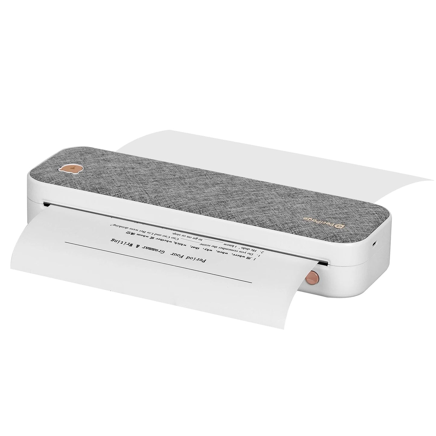 PeriPage A40 A4 Printer Wirless Printer USB Android BT Printing PDF File Webpage Contract Picture with 10 Rolls Thermal Paper - RealmSelect