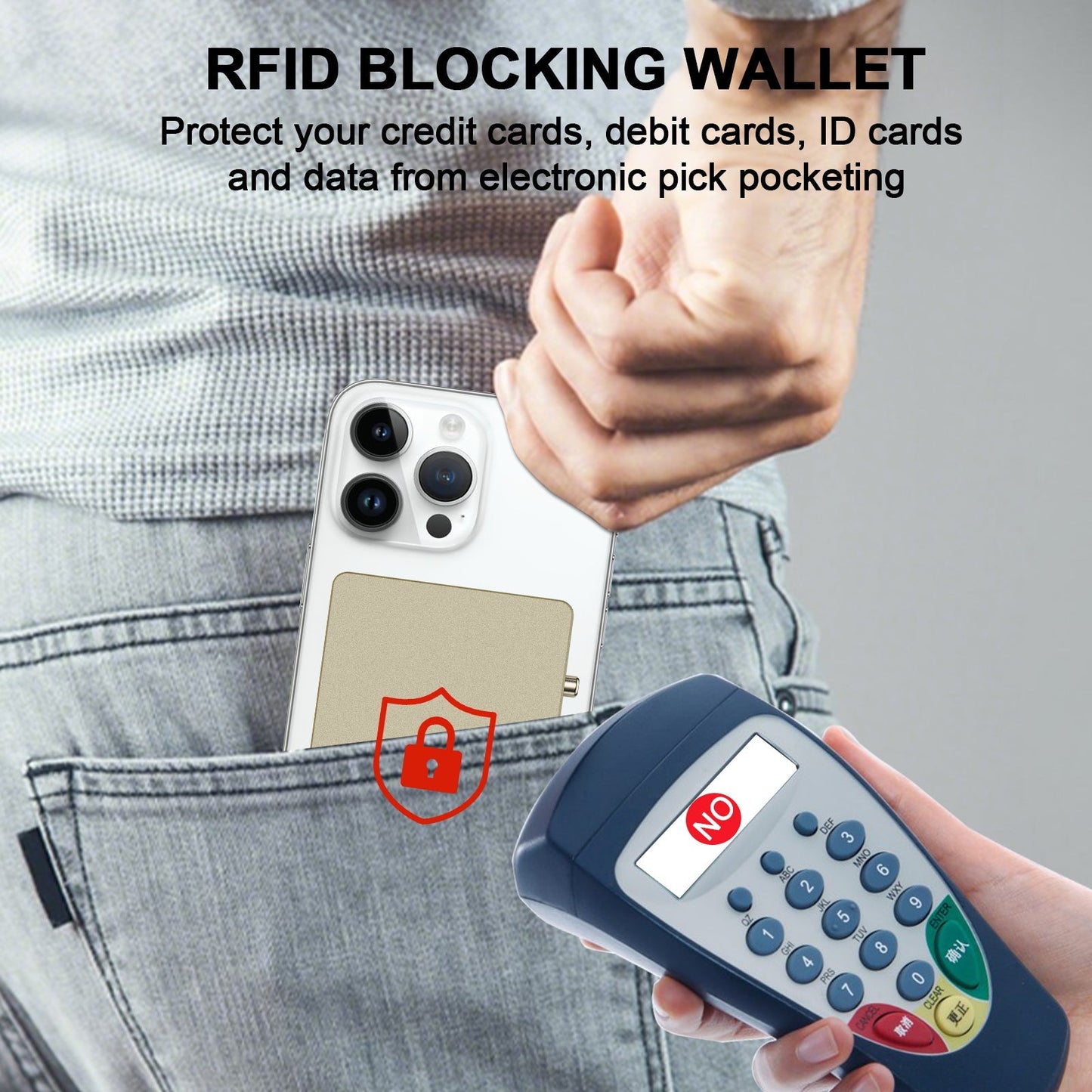 TOYFID All - Aluminum Pop Up Slide Rfid Slim Card Holder Wallet With Airtag Holder - RealmSelect