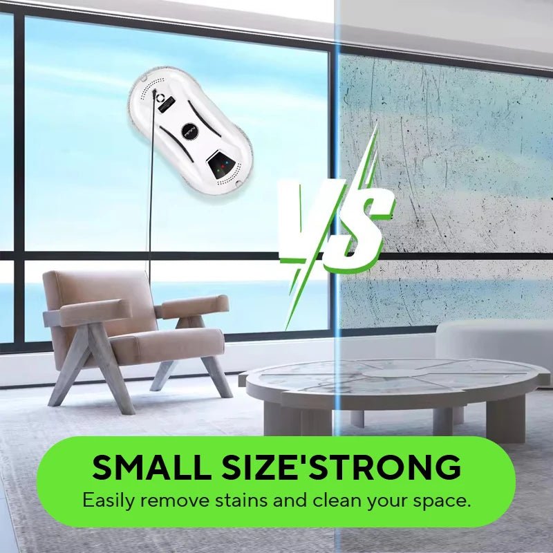 Ultra thin Robot vacuum cleaner window cleaning robot window cleaner electric glass limpiacristales remote control for home - RealmSelect