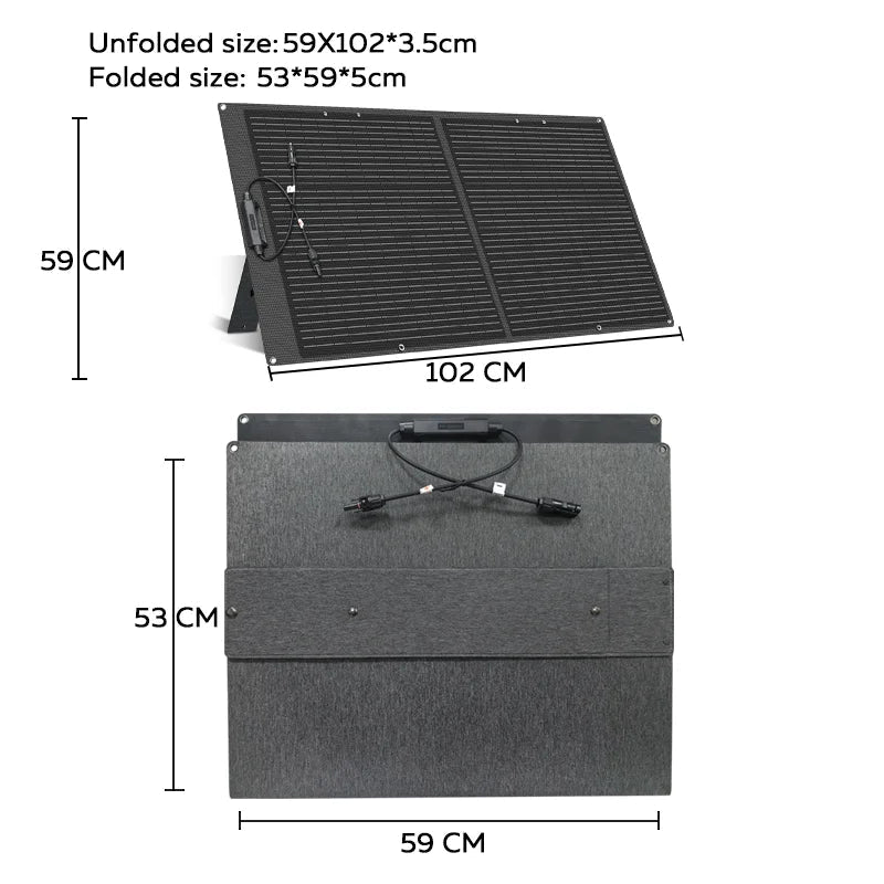 100W Solar Panel Portable Folding 54W 36W 21W Solar Generator for Camping Balcony photovoltaic panels Waterproof - RealmSelect