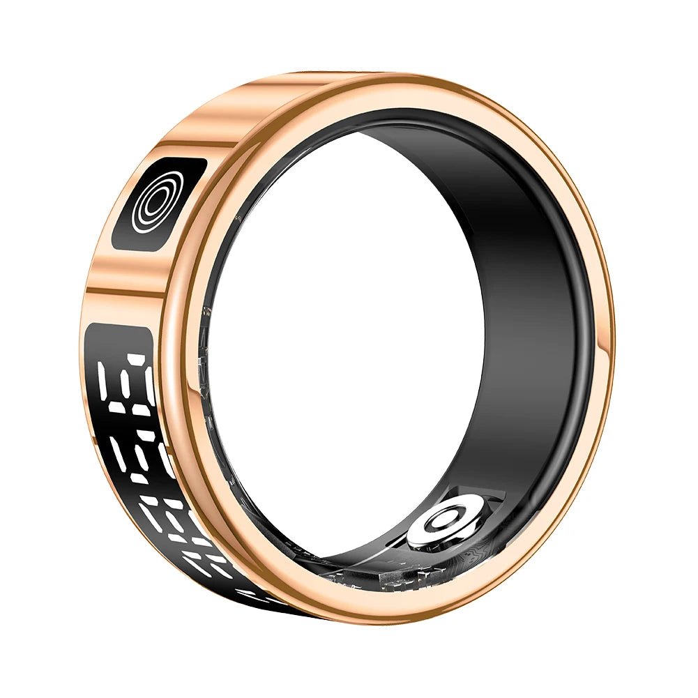 2025 New RS08 Smart Ring 5ATM Waterproof Health Fitness Rings Heart Rate and Blood Oxygen Monitor for Men Women for iOS Android - RealmSelect