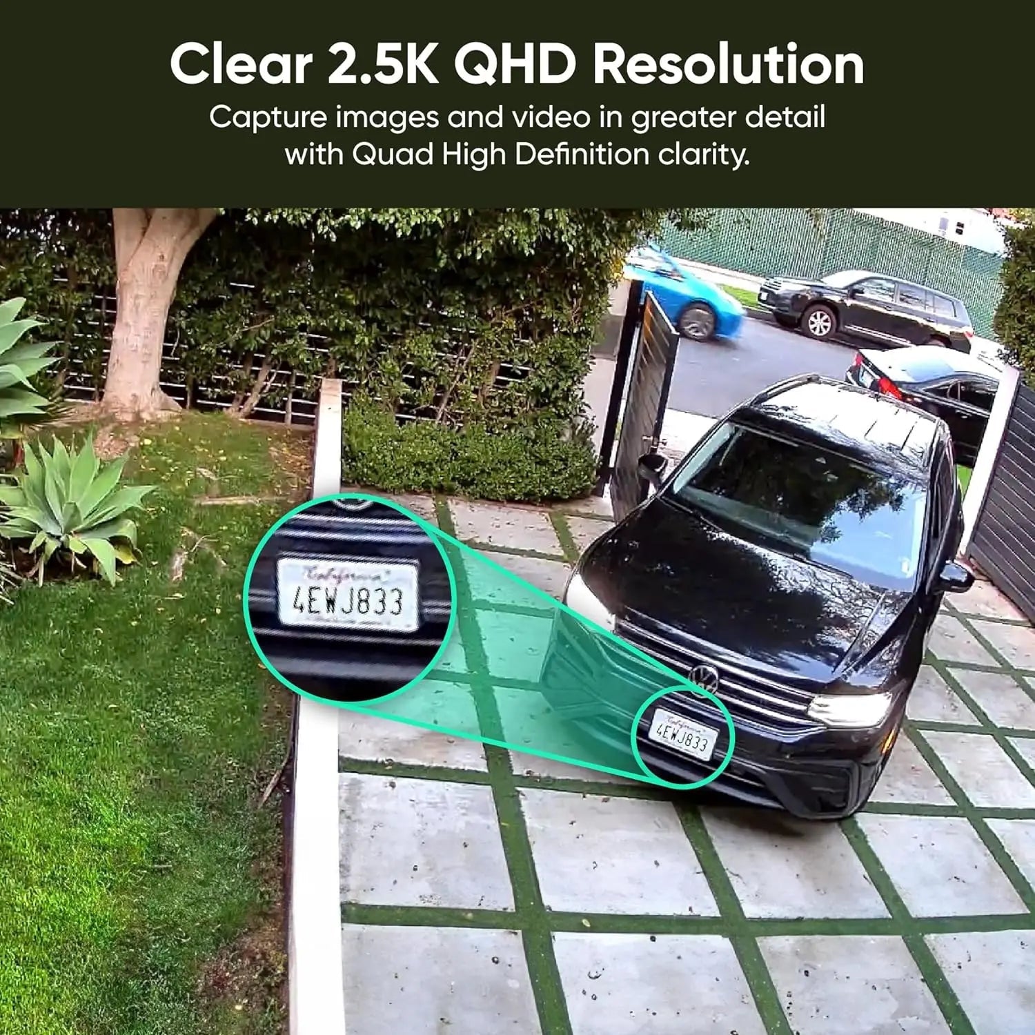 2K HD Wi - Fi Smart Home Security Camera - RealmSelect