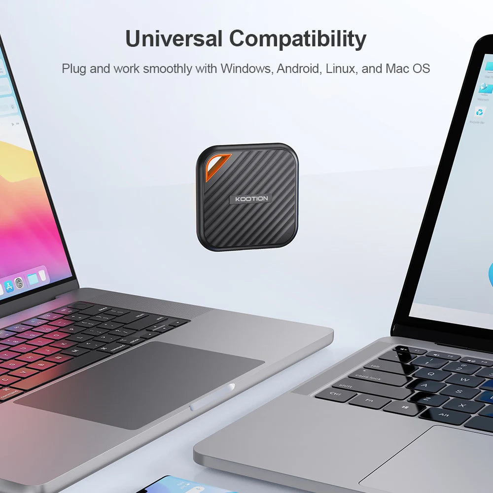 KOOTION X6Max Portable SSD 1TB 512GB USB-C PSSD USB 3.2 External SSD Gen 2x2 Portable Solid State Drive for iPhone15 16 PC Mac