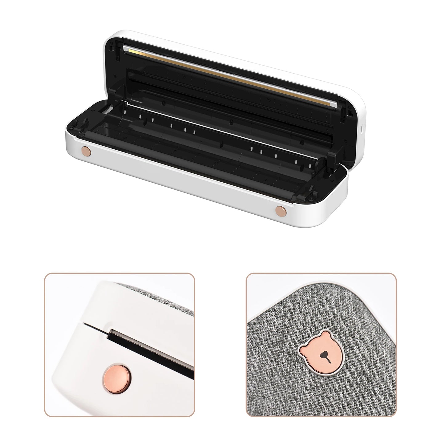 PeriPage A40 A4 Printer Wirless Printer USB Android BT Printing PDF File Webpage Contract Picture with 10 Rolls Thermal Paper