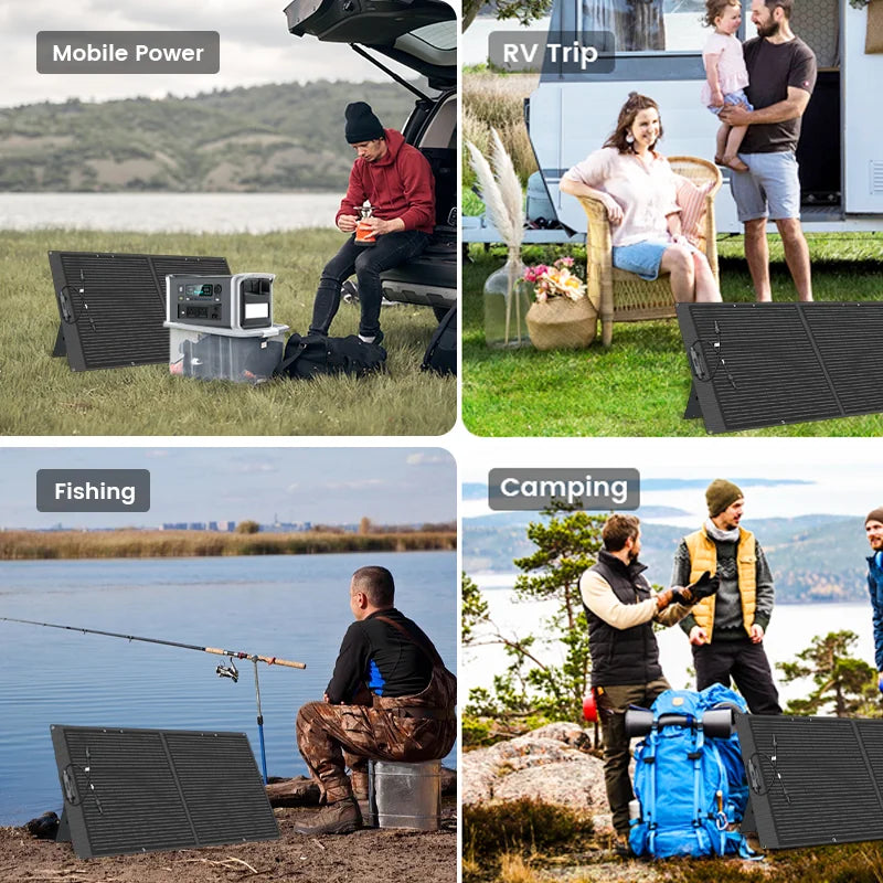 100W Solar Panel Portable Folding 54W 36W 21W Solar Generator for Camping Balcony photovoltaic panels Waterproof