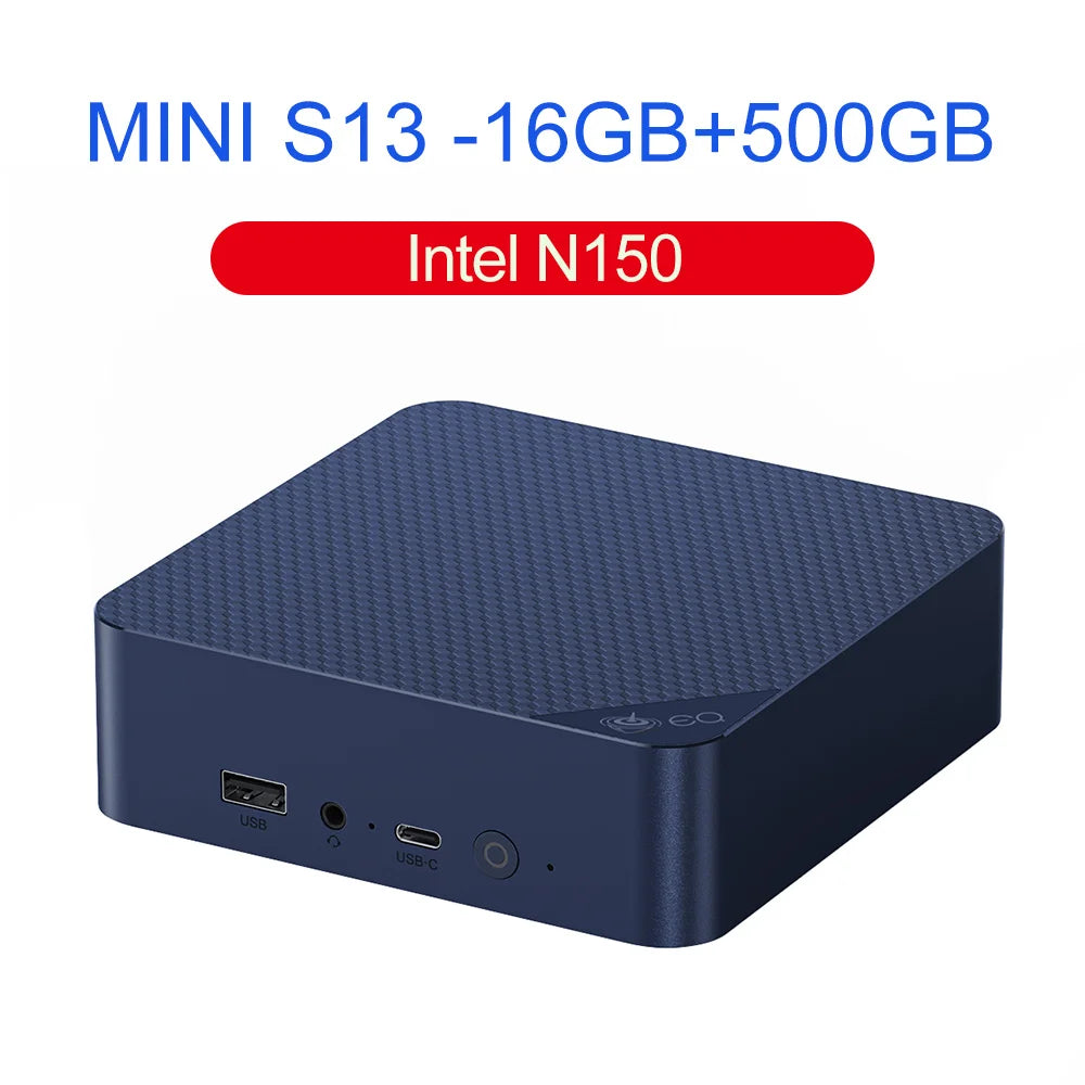 Beelink Mini PC N100 S12 Pro Twin Lake N150 S13 16G500G Mini S Intel N5095 8GB 128GB SSD Desktop Office Computer N95 VS GK3V
