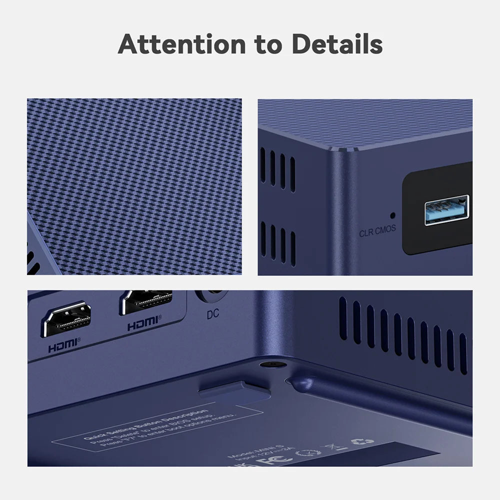 Beelink Mini PC N100 S12 Pro Twin Lake N150 S13 16G500G Mini S Intel N5095 8GB 128GB SSD Desktop Office Computer N95 VS GK3V