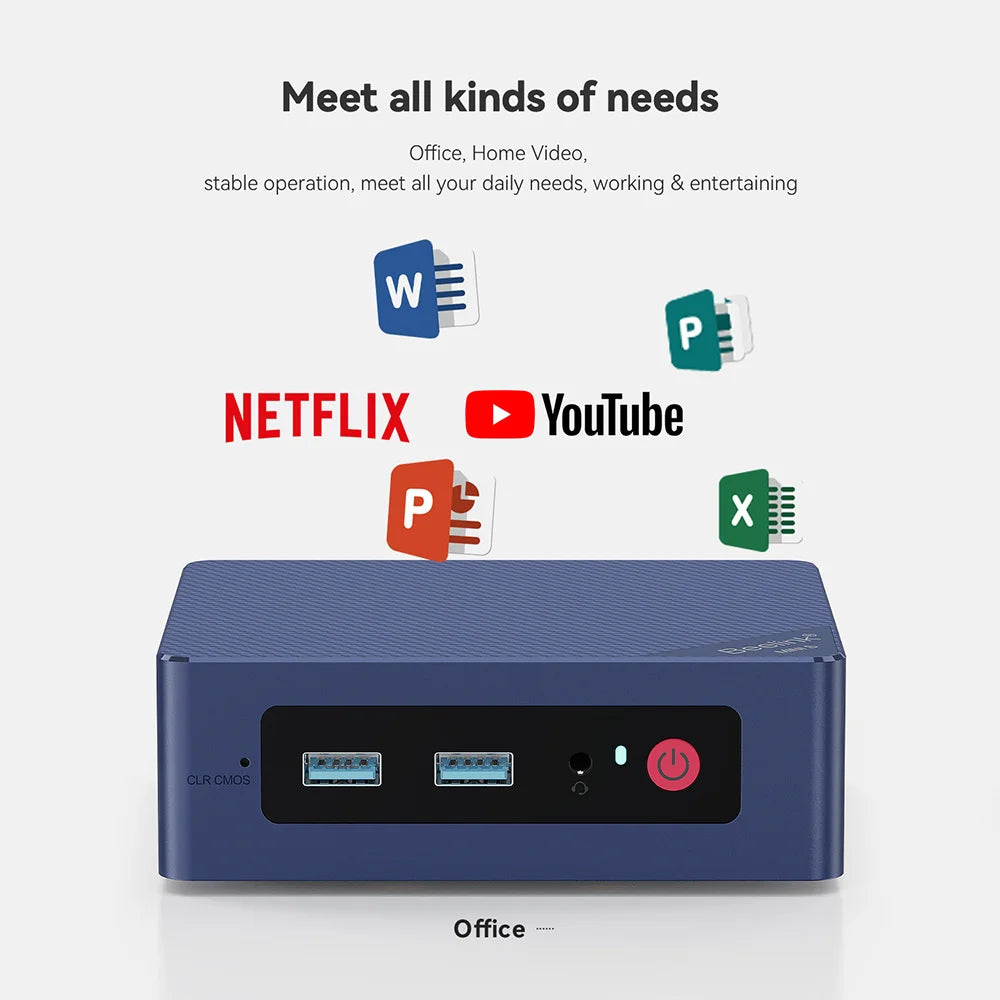 Beelink Mini PC N100 S12 Pro Twin Lake N150 S13 16G500G Mini S Intel N5095 8GB 128GB SSD Desktop Office Computer N95 VS GK3V