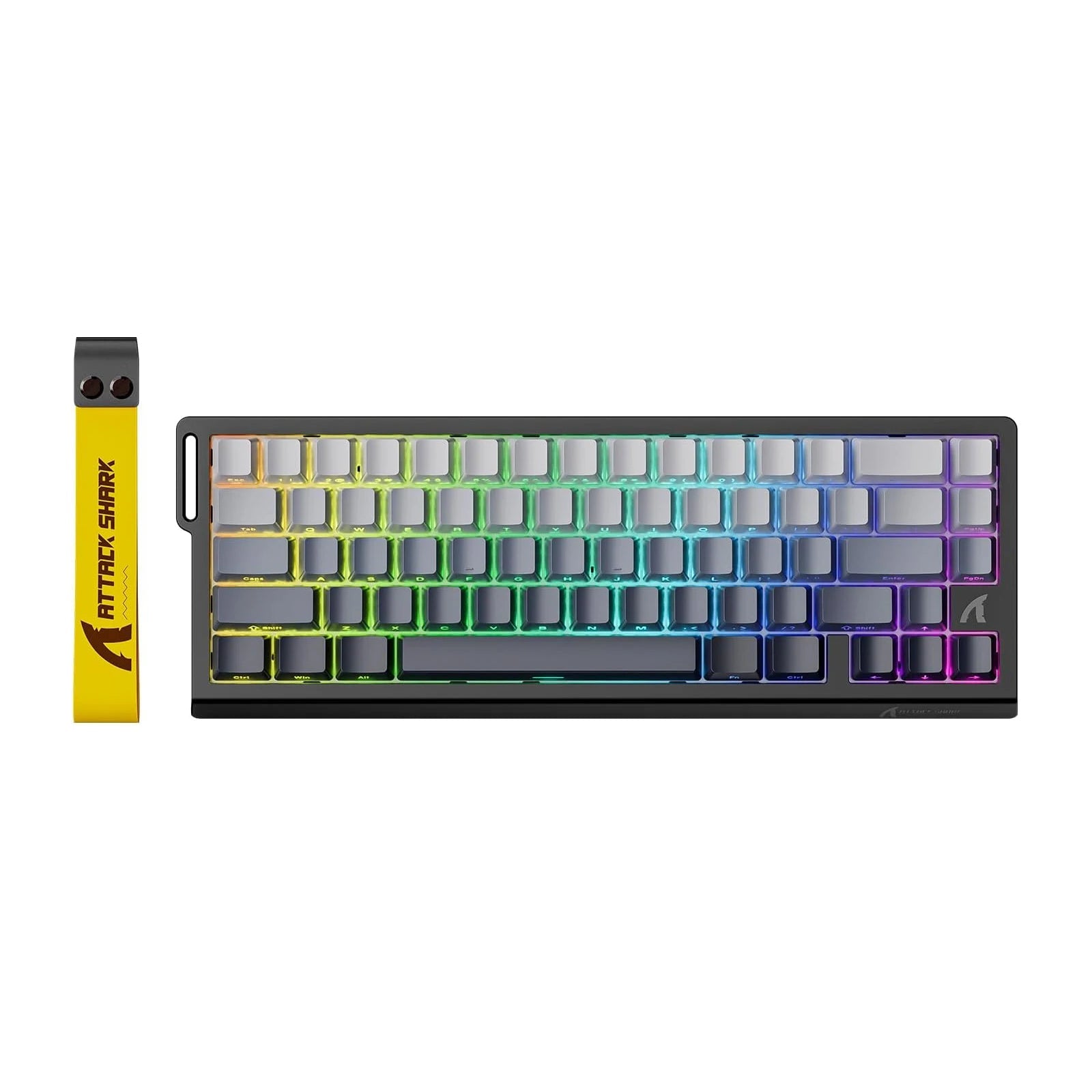 ATTACK SHARK X68 HE Rapid Trigger Mechanical Gaming Keyboard 60% Wired with Adjustable Actuation,Hall Effect Magnetic Switch,8KH - RealmSelect