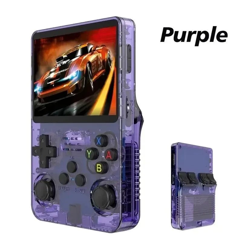 BOYHOM 256G 128G R36S Retro Handheld Game Console Linux System 3.5 Inch IPS Portable Pocket Player 64GB Video Gaming Kids Gifts - RealmSelect