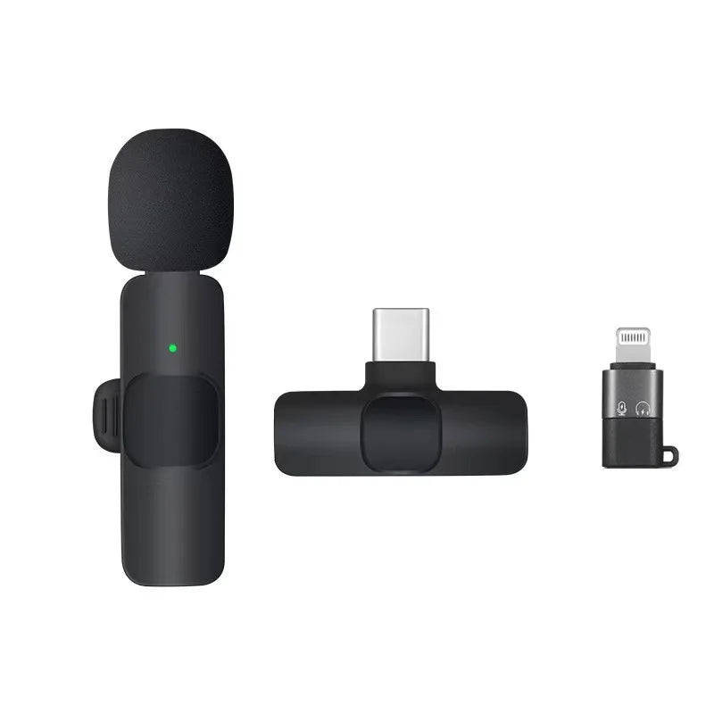 Buttonhole Wireless Lapel Microphone Bluetooth Mic Mini For Cell Mobile Phone PC Tiny Micro Tie Small USB - RealmSelect