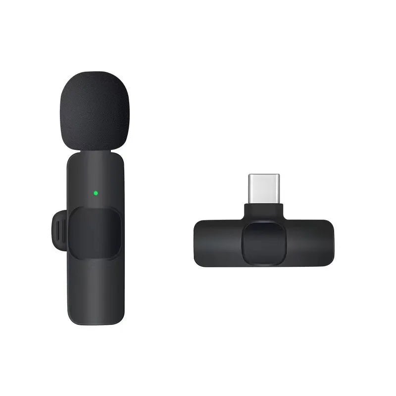 Buttonhole Wireless Lapel Microphone Bluetooth Mic Mini For Cell Mobile Phone PC Tiny Micro Tie Small USB - RealmSelect
