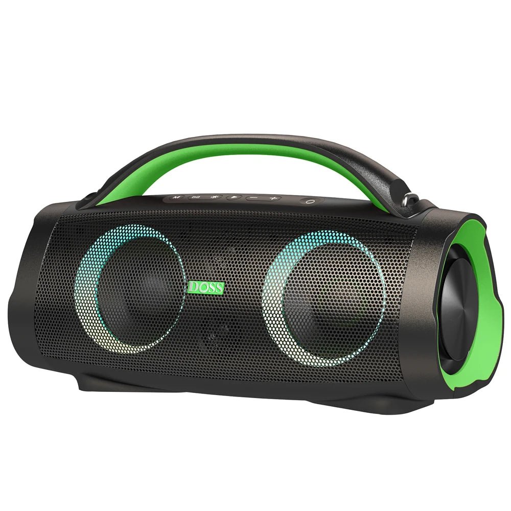 DOSS 100W Portable Speaker Bluetooth 5.3 Powerful Stereo Sound Bass Subwoofer Sound Box Outdoor IPX6 Waterproof Wireless Speaker - RealmSelect