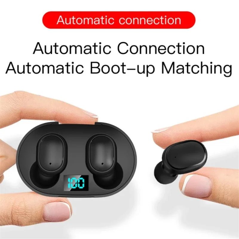 E6s Tws Fone Bluetooth - compatible Earphones Wireless Hands Free Noise Cancelling Headset - RealmSelect