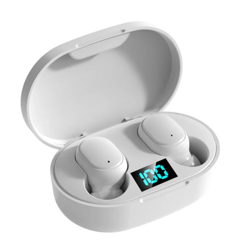 E6s Tws Fone Bluetooth - compatible Earphones Wireless Hands Free Noise Cancelling Headset - RealmSelect