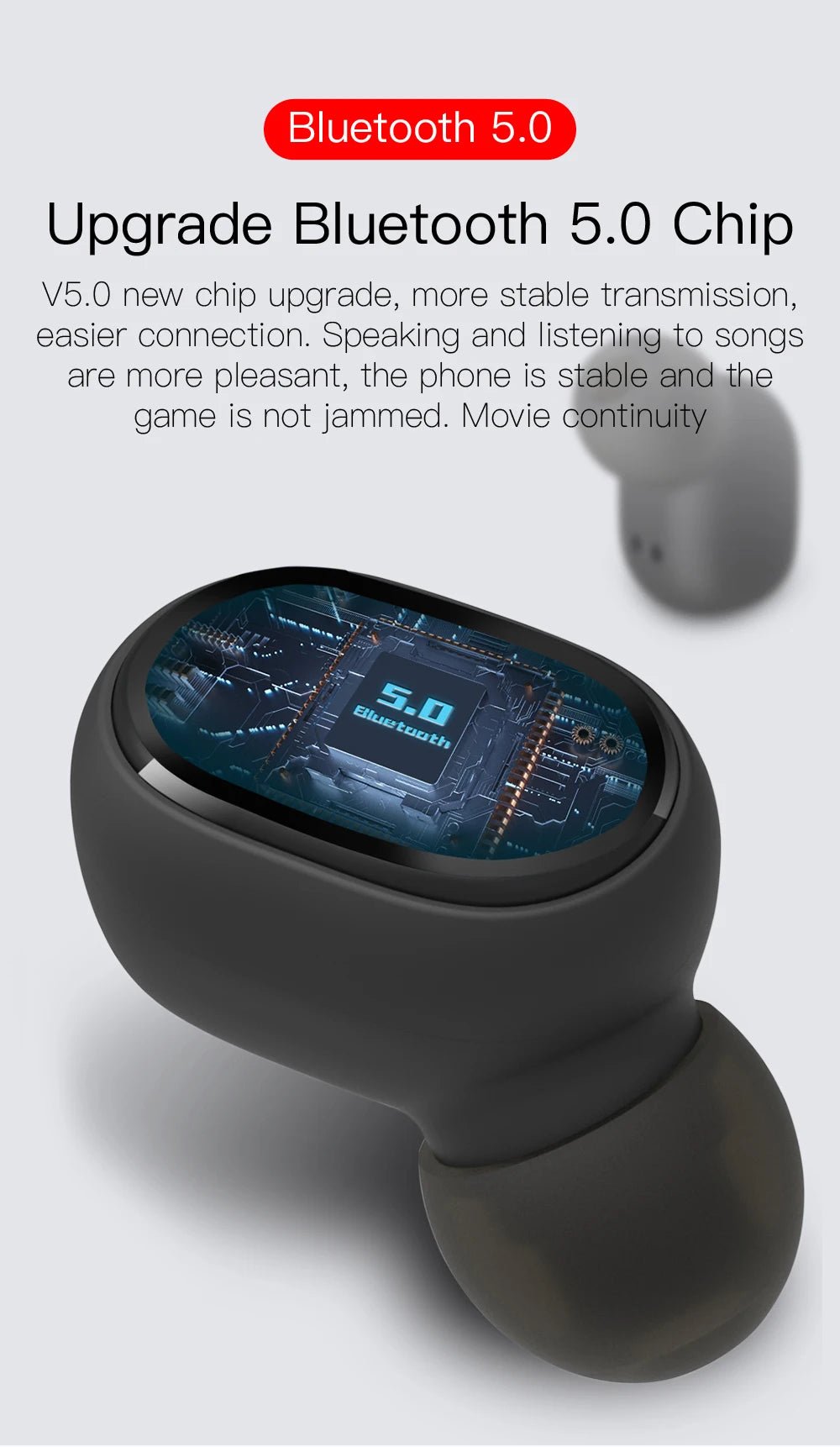 E6s Tws Fone Bluetooth - compatible Earphones Wireless Hands Free Noise Cancelling Headset - RealmSelect