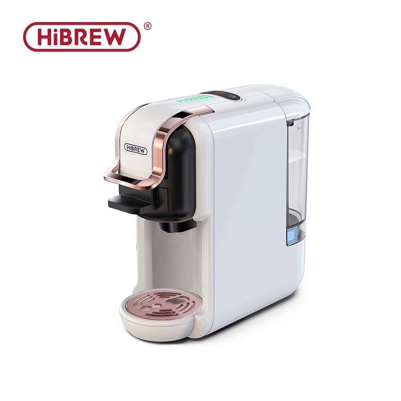 HiBREW Multiple Capsule Coffee Machine, Hot/Cold Dolce Gusto Milk Nespresso Capsule ESE Pod Ground Coffee Cafeteria 20Bar 5 in 1 - RealmSelect