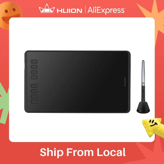 HUION H950P Ultrathin Graphic Tablet Digital Tablets Professional Drawing Pen Tablet with Battery - Free Stylus - RealmSelect
