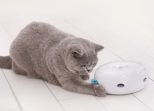 Interactive "UFO" Smart Cat Toy - RealmSelect