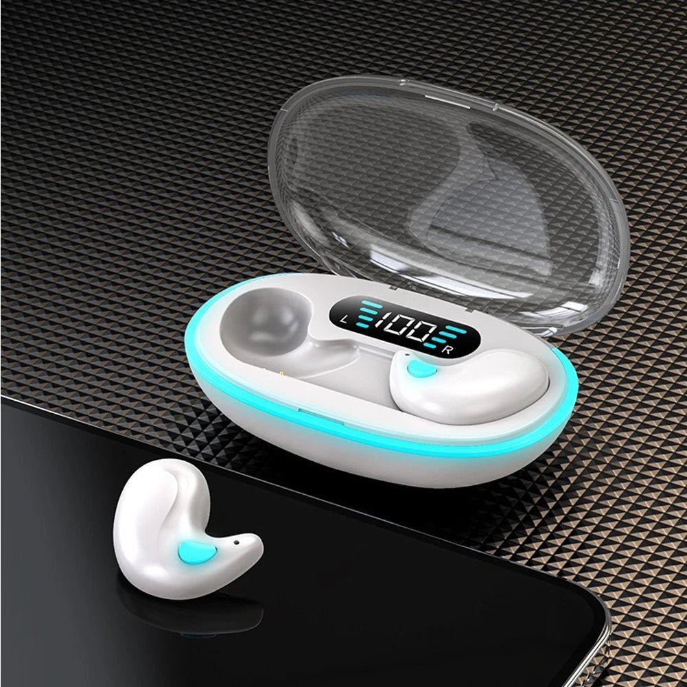 Invisible Bluetooth 5.3 Headphones Wireless Sleep Earphones HiFi Stero Noise Reduction Earbuds Sports Headsets for Xiaomi iPhone - RealmSelect