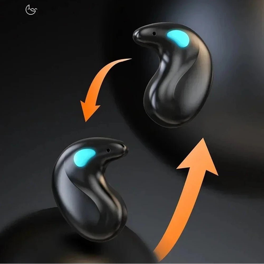 Invisible Bluetooth 5.3 Headphones Wireless Sleep Earphones HiFi Stero Noise Reduction Earbuds Sports Headsets for Xiaomi iPhone - RealmSelect