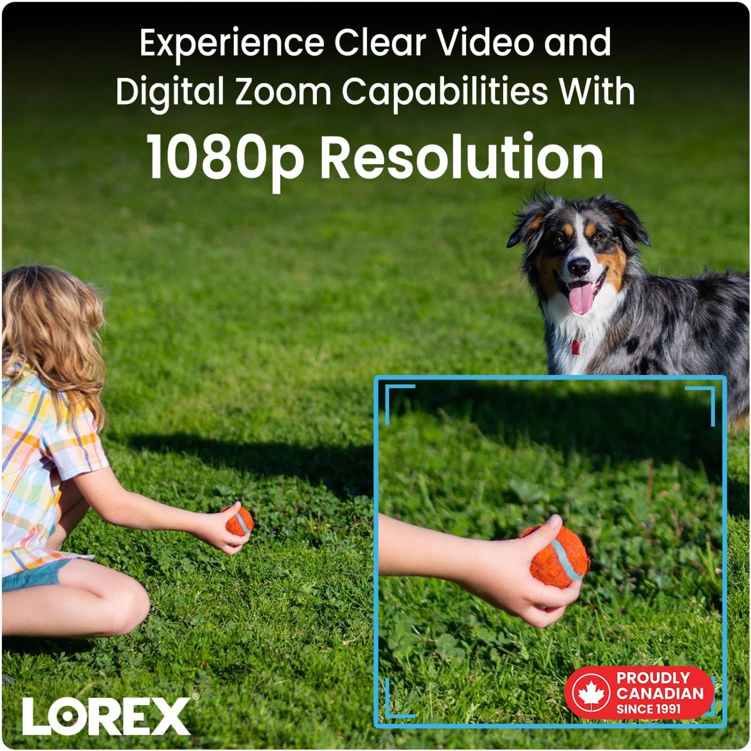 Lorex HD Security Camera System w/ 1TB DVR – 8 Channel Home Security System w/ 4 Analog Bullet Cameras – Smart Motion Detection, Long Range IR Night Vision, Weatherproof Surveillance - RealmSelect