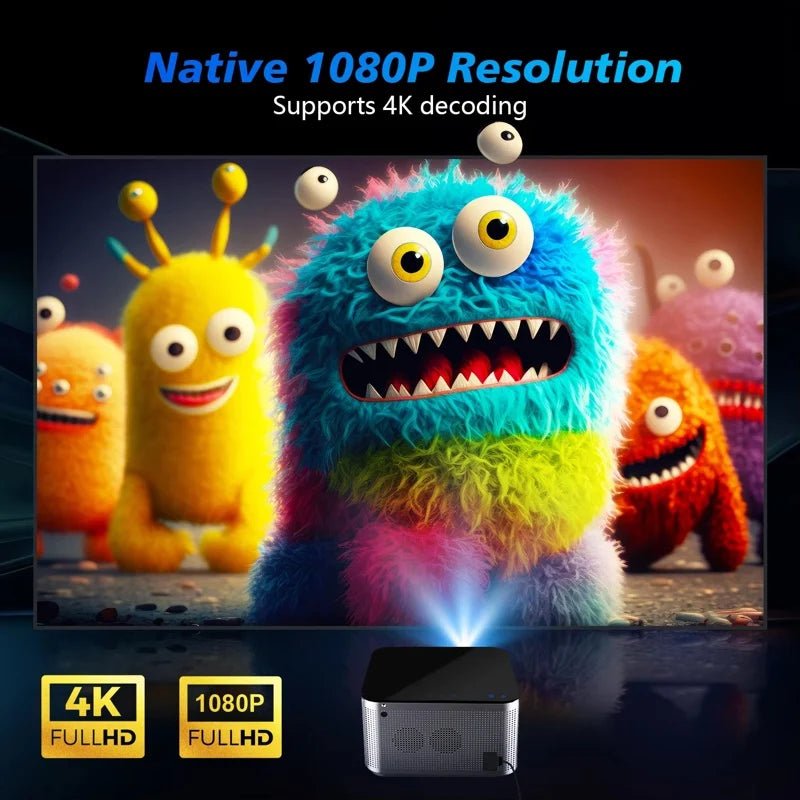 Magcubic HY350 Pro 580ANSI Projector Android 11 4K 1080P Wifi6 Voice Control Allwinner H713 Electronic Focus BT 5.0 Home Cinema - RealmSelect