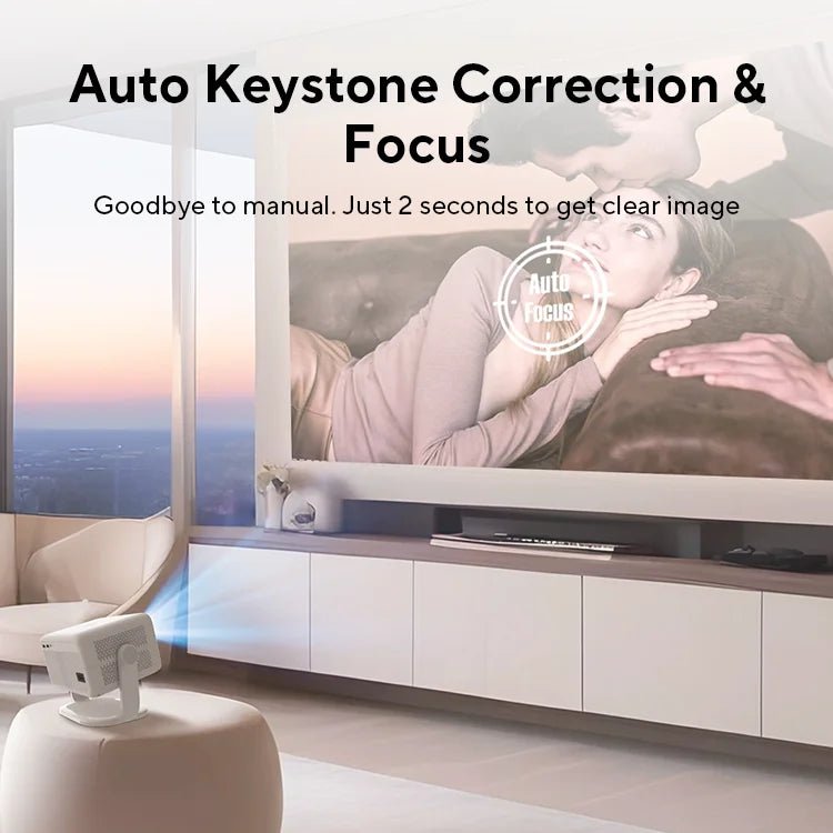 Magcubic Native 1080P 650ANSI 4K Android 11 L018 360° Projector With Auto Keystone Focus Air Mouse Wifi6 BT5.2 Portable Outdoor - RealmSelect