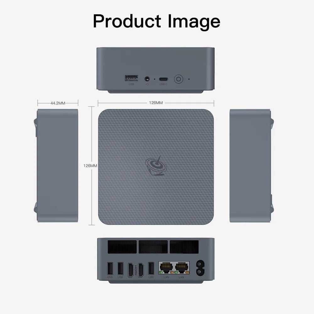 New Beelink Mini PC EQR5 AMD Ryzen7 5825U DDR4 32G 500G EQR5 Ryzen5 Pro 5650U 16G 500G SSD WiFi6 4K Type - C Gaming Mini Computer - RealmSelect