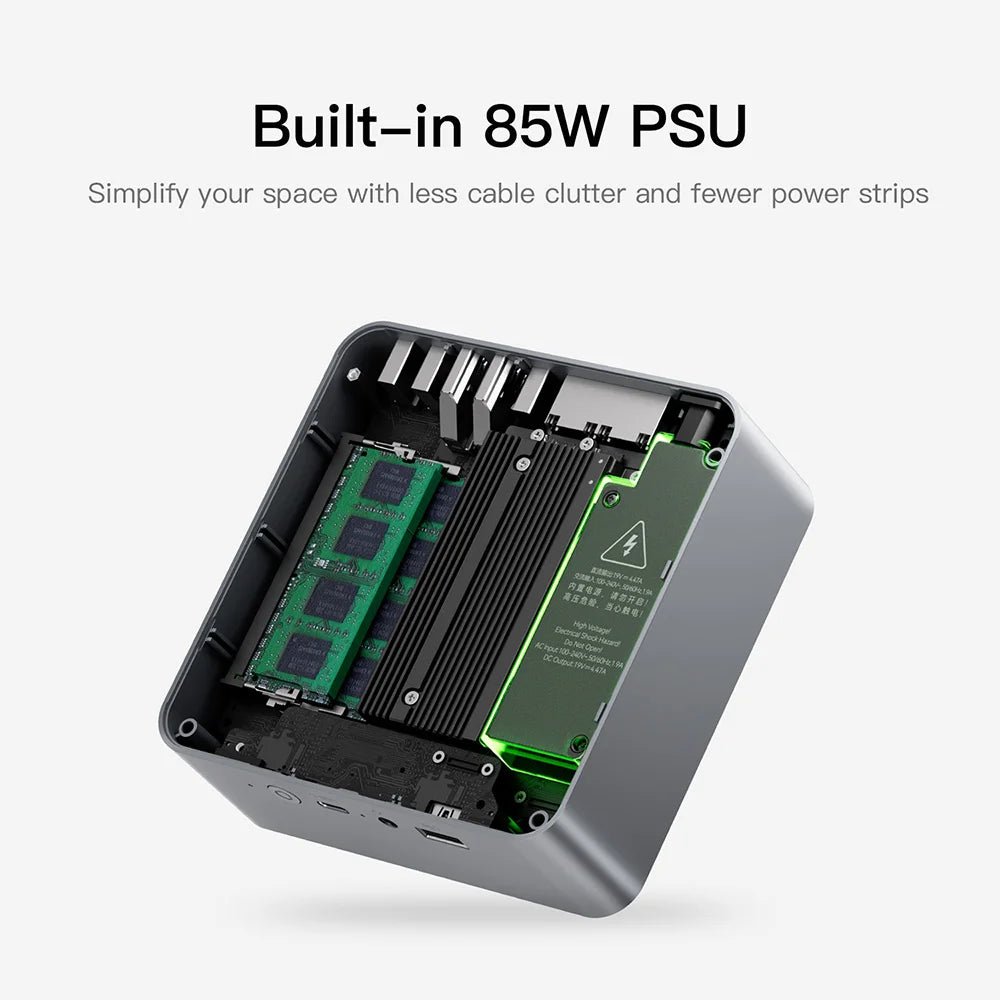 New Beelink Mini PC EQR5 AMD Ryzen7 5825U DDR4 32G 500G EQR5 Ryzen5 Pro 5650U 16G 500G SSD WiFi6 4K Type - C Gaming Mini Computer - RealmSelect