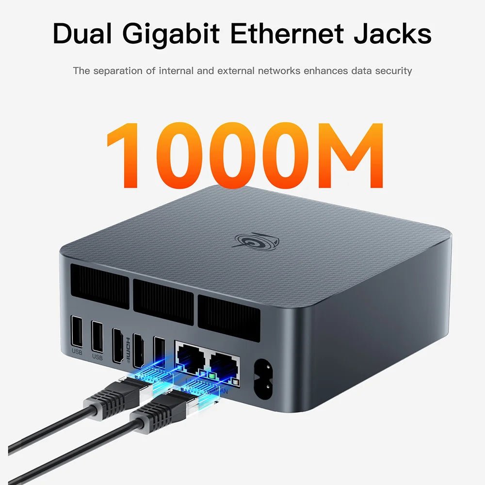 New Beelink Mini PC EQR5 AMD Ryzen7 5825U DDR4 32G 500G EQR5 Ryzen5 Pro 5650U 16G 500G SSD WiFi6 4K Type - C Gaming Mini Computer - RealmSelect