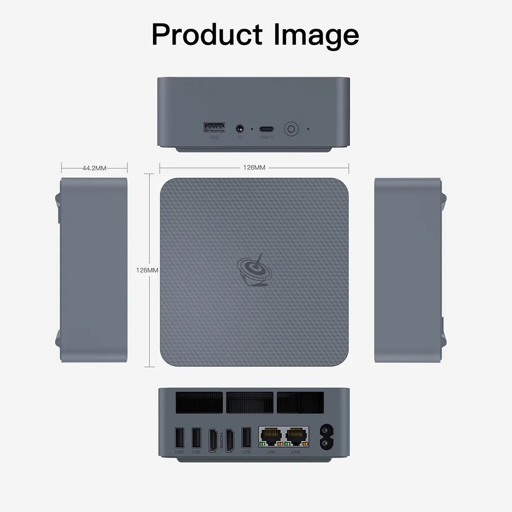 New Beelink Mini PC EQR5 AMD Ryzen7 5825U DDR4 32G 500G EQR5 Ryzen5 Pro 5650U 16G 500G SSD WiFi6 4K Type - C Gaming Mini Computer - RealmSelect