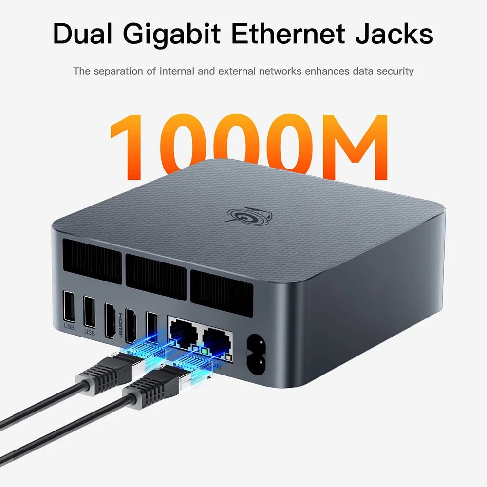 New Beelink Mini PC EQR5 AMD Ryzen7 5825U DDR4 32G 500G EQR5 Ryzen5 Pro 5650U 16G 500G SSD WiFi6 4K Type - C Gaming Mini Computer - RealmSelect
