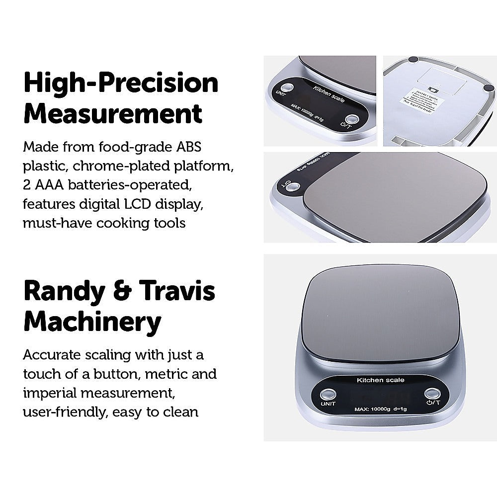 NNEDSZ Kitchen Scale Digital Postal LCD Electronic Weight Scales Food Shop 10kg/1g - RealmSelect