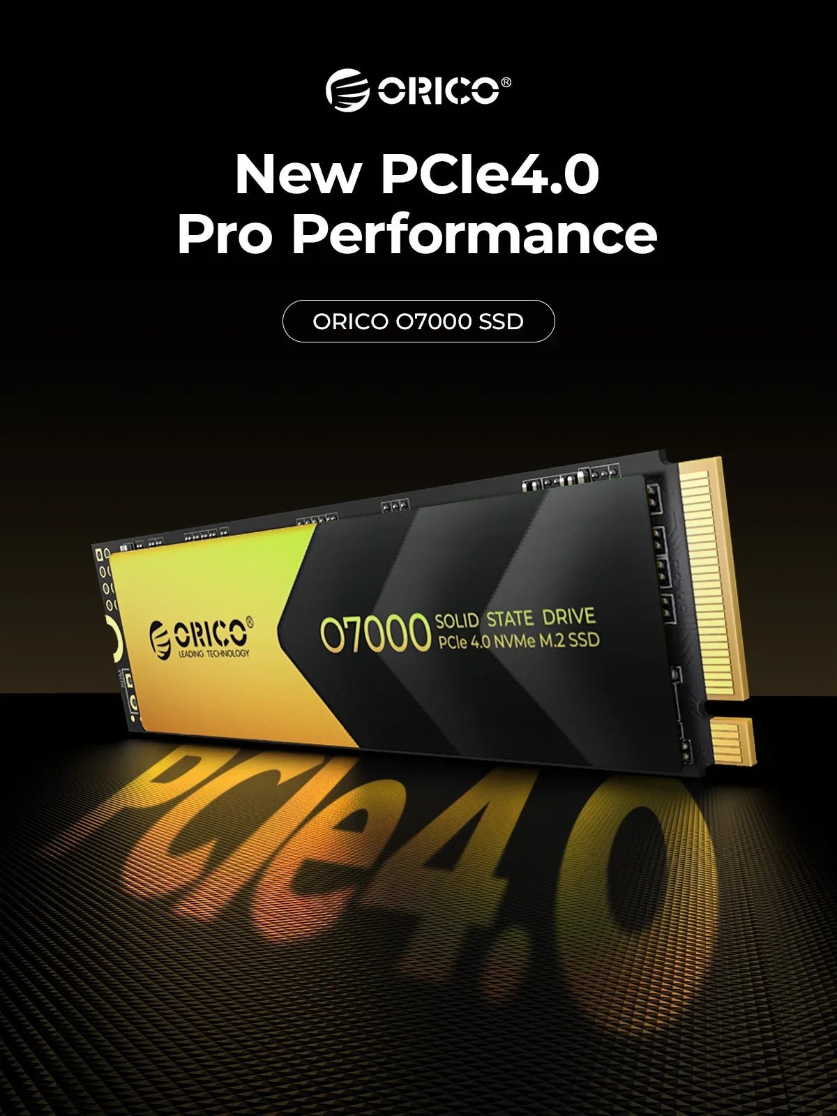 ORICO 2TB NVMe SSD PCIe 4.0 Up to 7400MB/s, M.2 SSD 2280 PCIe 4.0X4 Internal Solid State Drive SSD for Gamers and Creators - O7000 - RealmSelect
