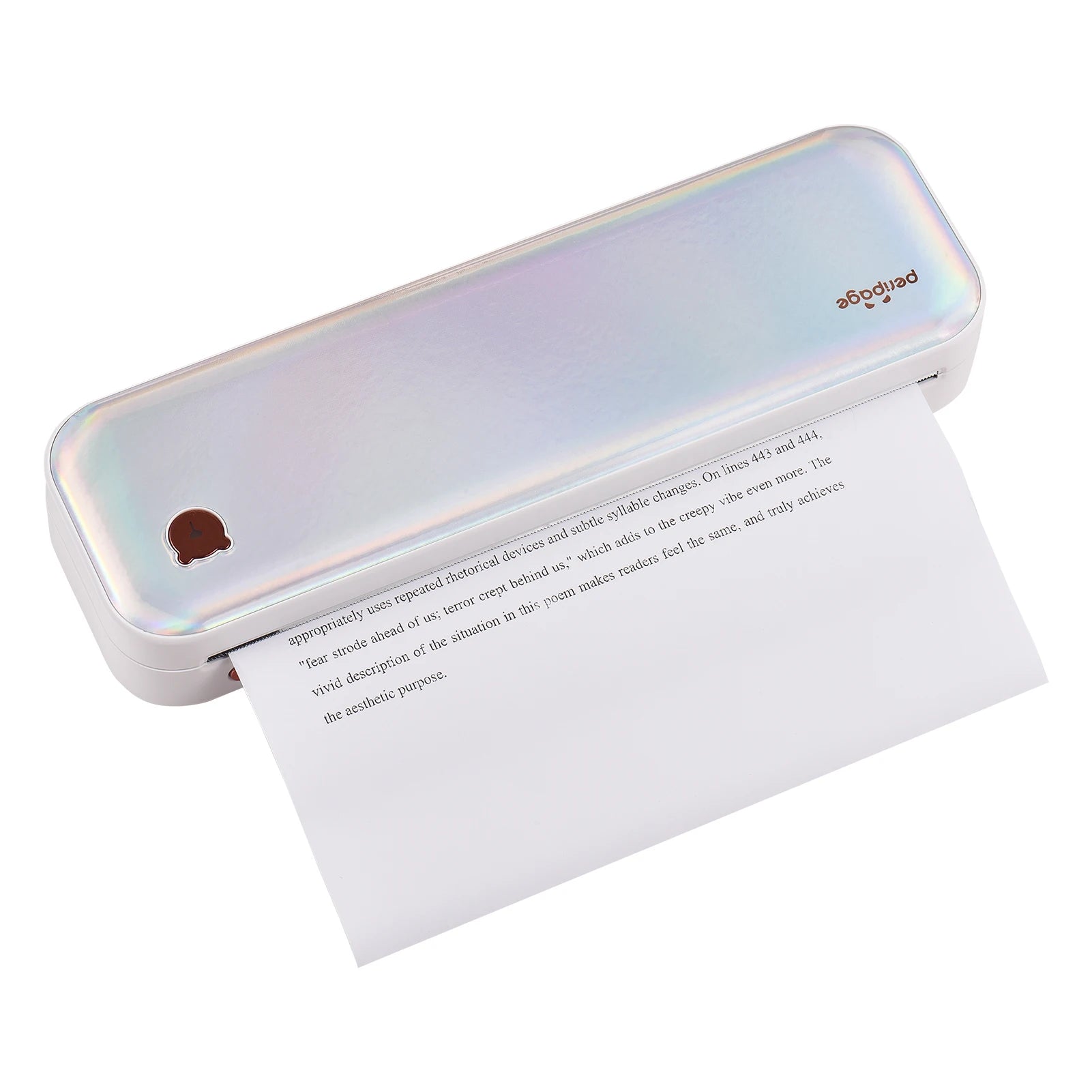 PeriPage A40 A4 Printer Wirless Printer USB Android BT Printing PDF File Webpage Contract Picture with 10 Rolls Thermal Paper - RealmSelect
