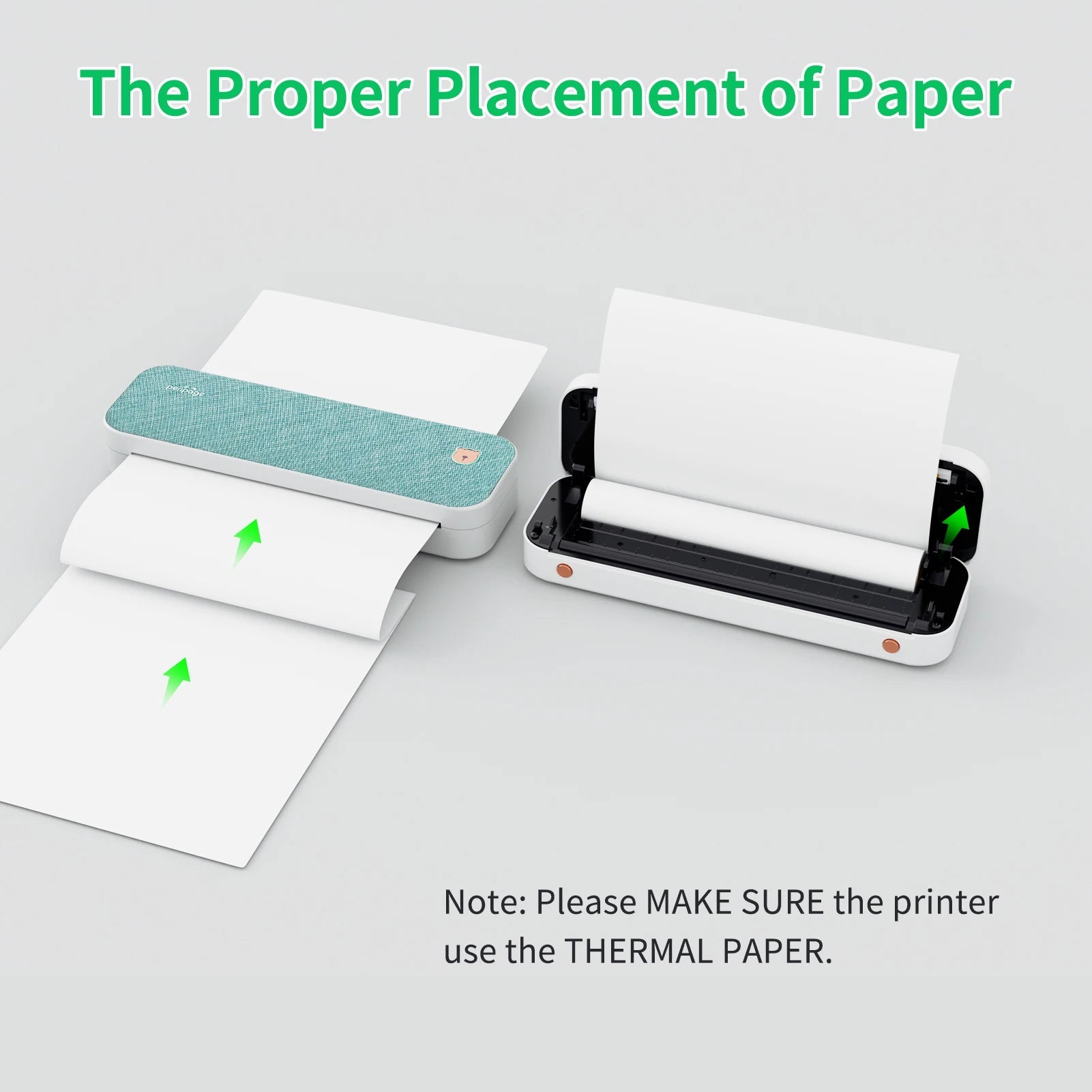 PeriPage A40 A4 Printer Wirless Printer USB Android BT Printing PDF File Webpage Contract Picture with 10 Rolls Thermal Paper - RealmSelect