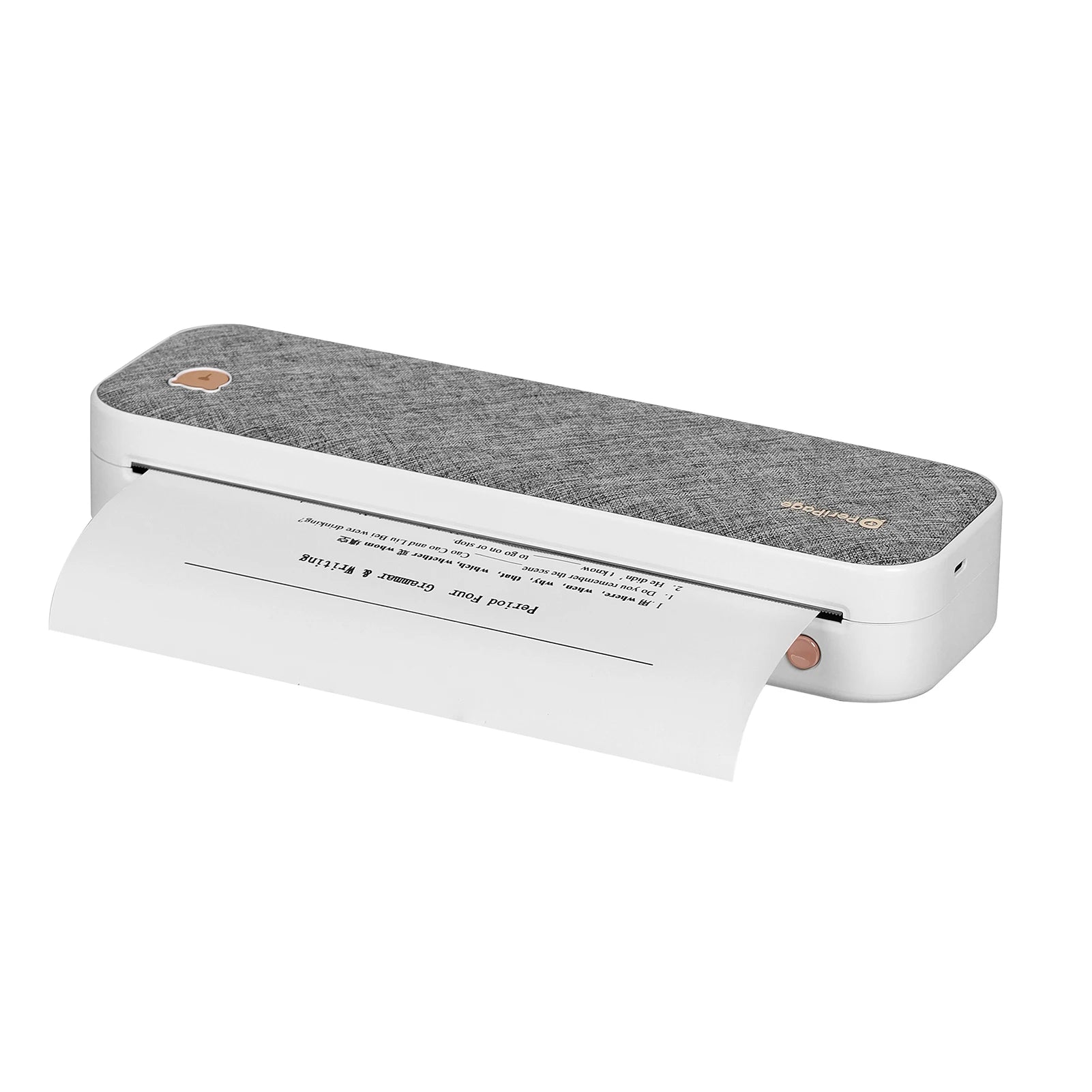 PeriPage A40 A4 Printer Wirless Printer USB Android BT Printing PDF File Webpage Contract Picture with 10 Rolls Thermal Paper - RealmSelect