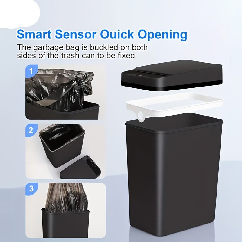 Smart Sensor Trash Can for Home - RealmSelect