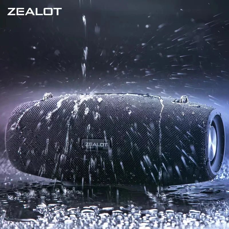 Zealot S67 Wireless Speaker WithShoulder Strap,Outdoor,Waterproof,Portable Speaker with Loud Stero and Booming Bass,40H Playtime - RealmSelect